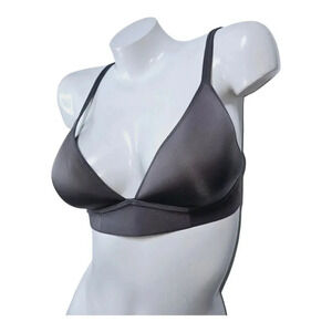 Aerie 36B neoprene like dove grey bra